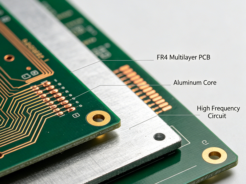 Rigid FR4 multilayer aluminum high frequency PCB